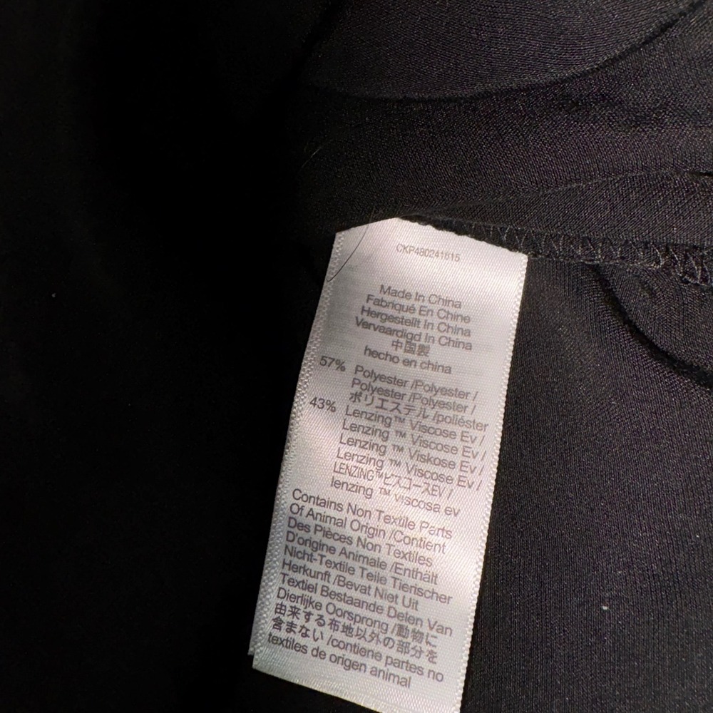 NWT Madewell V-Neck Satin Cap Sleeve Midi Dress Black Size 2 Classic Minimalist - Picture 6 of 10